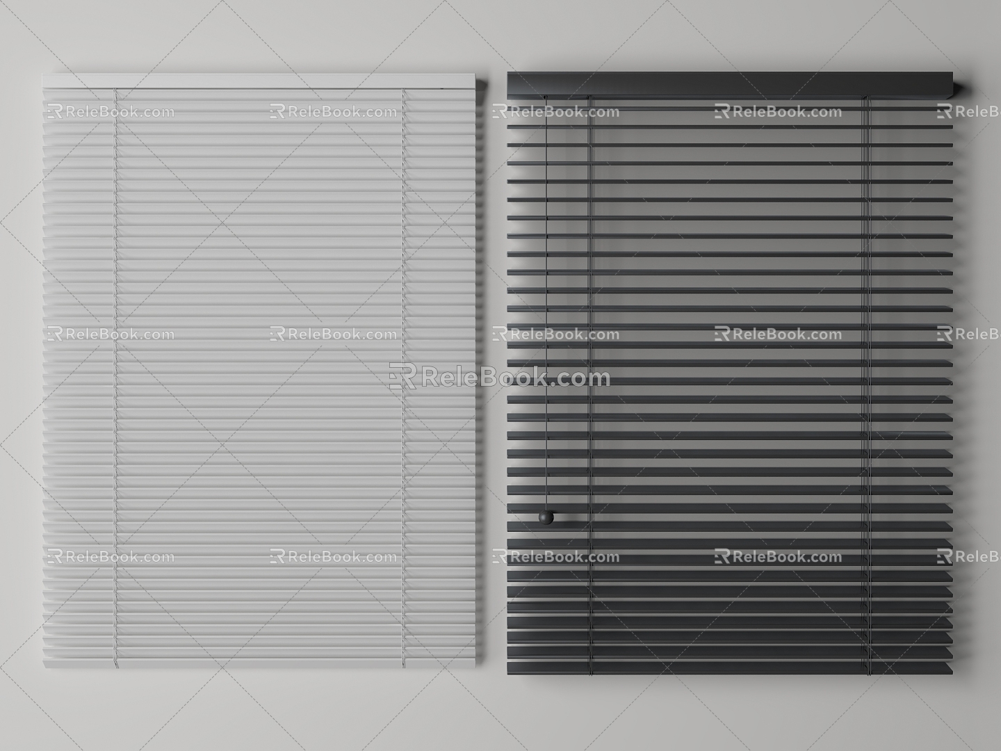 Modern blinds 3d model