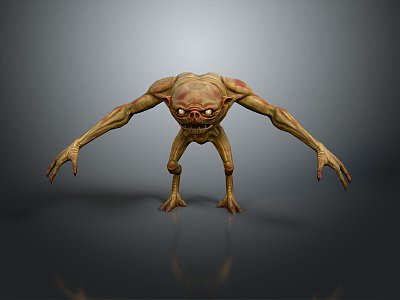 Monster Warrior Alien Monster Alien Monster 3d model