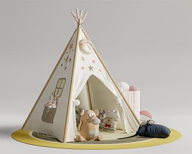 Children's tents Modern tents 3d model