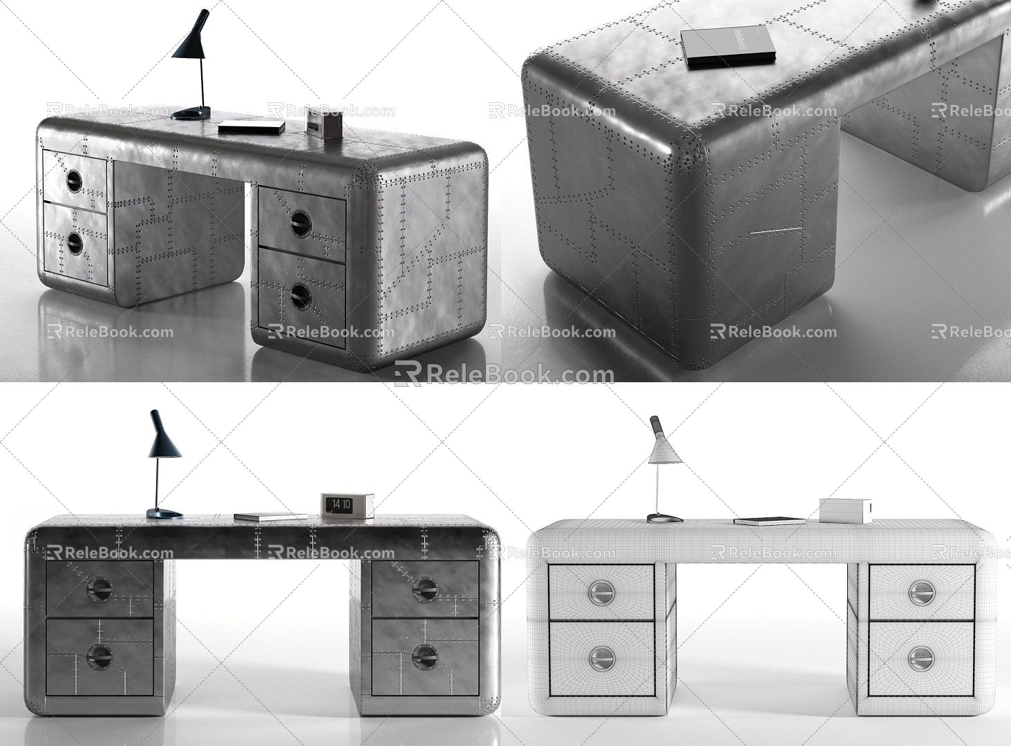 Industrial LOFT Desk 3d model