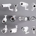 Modern Camera Security Surveillance Camera Combination Security Surveillance Camera Combination 3d model