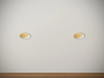 Minimalist downlight narrow frame downlight without main light embedded downlight living room light 3d model