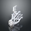 White Automotive Mechanical Suspension System Component with Spring Bracket Structure