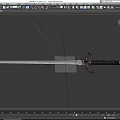 Sword Long Sword of Courage Sword of Eternity Sword Game Sword Tai Dao Cold Weapon Low Face Number Low Model Simple Model Times Movie and TV Level Super Realism 3d model