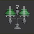 Table lamp industrial table lamp homemade table lamp industrial wind 3d model