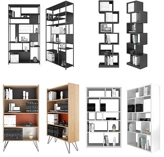 Bookcase Combination 3d model