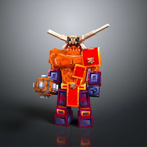 Mech Warrior Mech Soldier Machine Battlearm Mechanical Battlearm Machine Fighter Robot 3d model