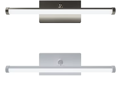Modern Wall Sconce With Metal Frame And White Acrylic LED Lighting For Home Interior Decoration 3d model