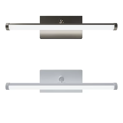 Modern Wall Sconce With Metal Frame And White Acrylic LED Lighting For Home Interior Decoration 3d model