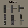 Poliform Modern Door Handles And Smart Locks With Various Stylish Designs For Home