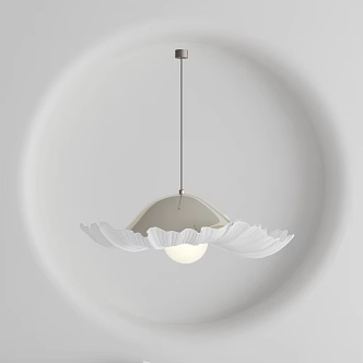 Modern chandelier 3d model