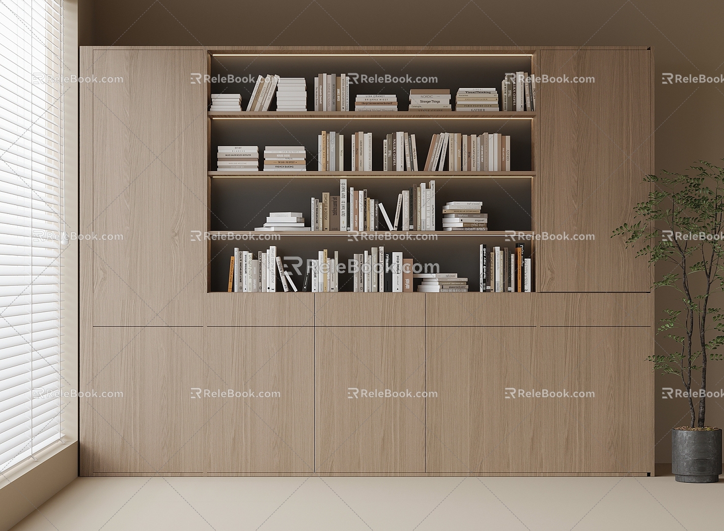 Bookcase 3d model