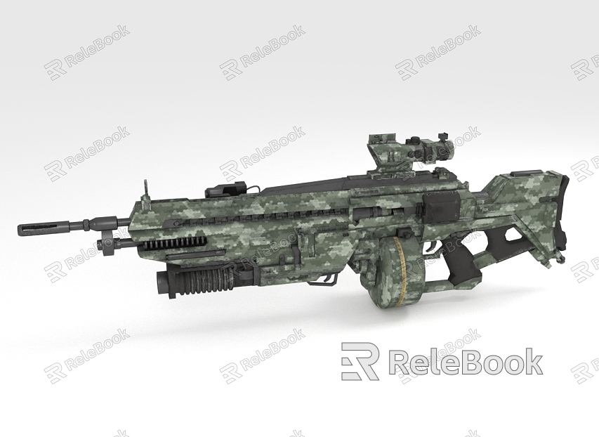 Assault Rifle Firearms Long Range Weapon model