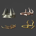Unique Intricate Silver And Gold Ring Designs With Stylish Patterns