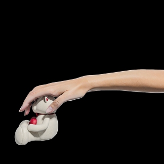 Hand Grasping Doll Grasping 3d model