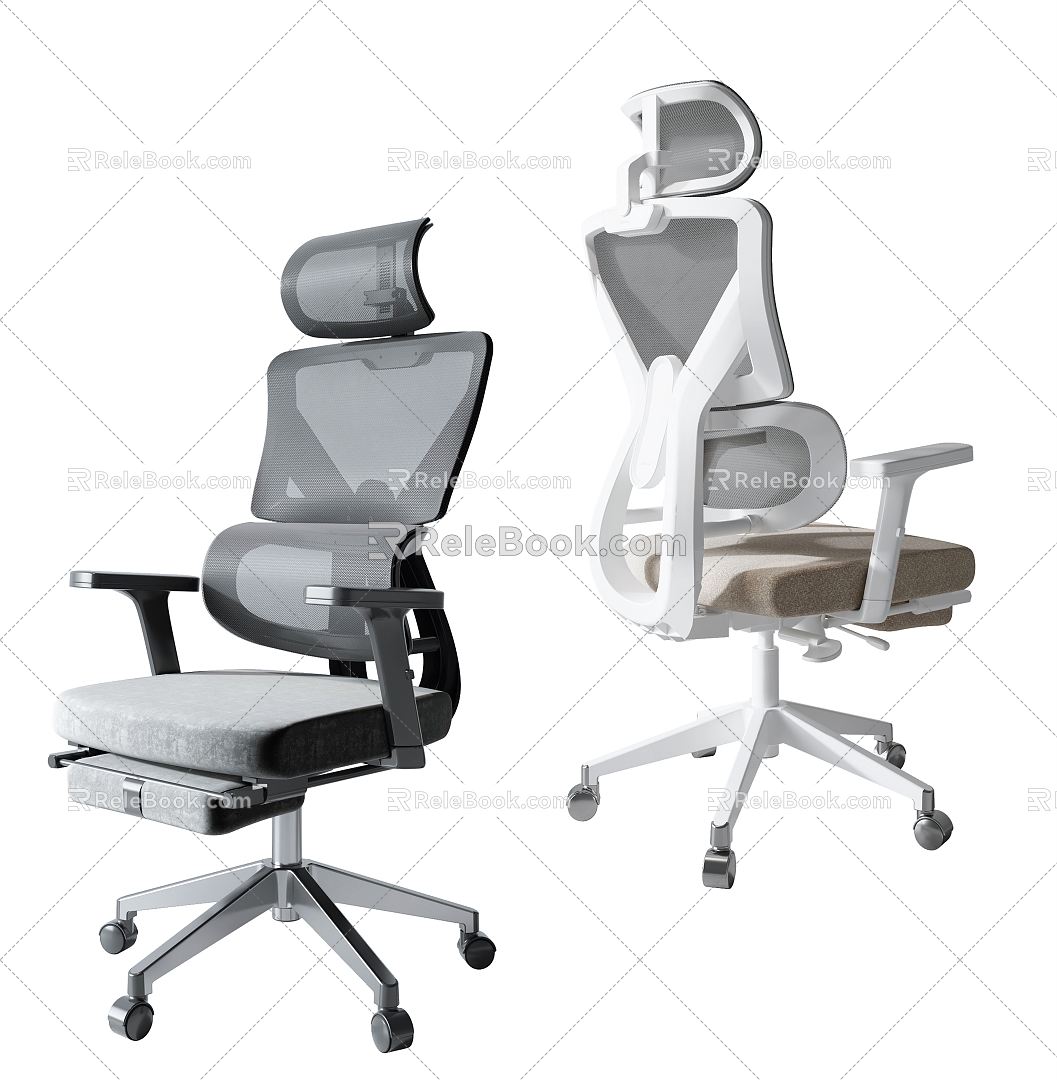 Modern office chair 3d model