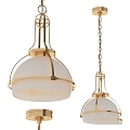 Modern chandelier Gracie in Catch Earth Pendant 3d model