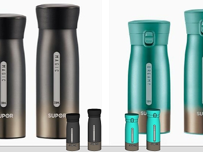 Modern thermos cup supermarket water cup model