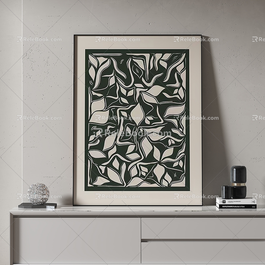 Simple Decorative Painting 3d model