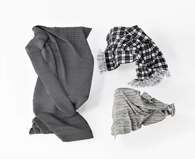 Modern Blanket Bedding Blanket Blanket Sofa Blanket Towel Bath Towel 3d model