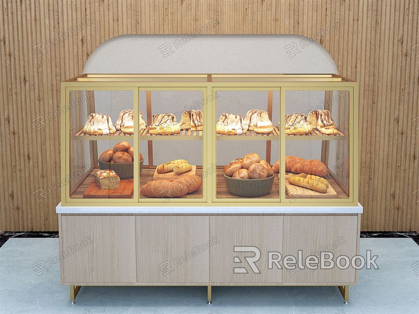 Light Luxury Display Cabinet Bread Island Cabinet model