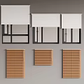 Window shutter 3d model