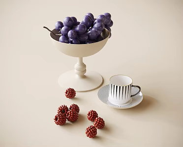 Modern Ornaments Combination Table Ornaments 3d model