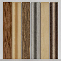 Modern Wall Panel Wood Grain Wall Panel 3d model