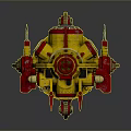 Robot Spider Robot Mecha Spider Science Fiction Spider Mechanical Spider Battery Spider Tower Defense 3d model