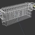 Modern underground substation transloader 3d model