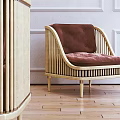 Modern single sofa 3d model