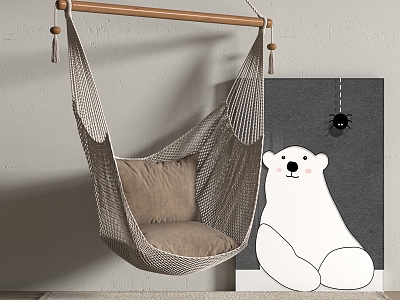 Modern Hanging Chair Swing Chair 3d model