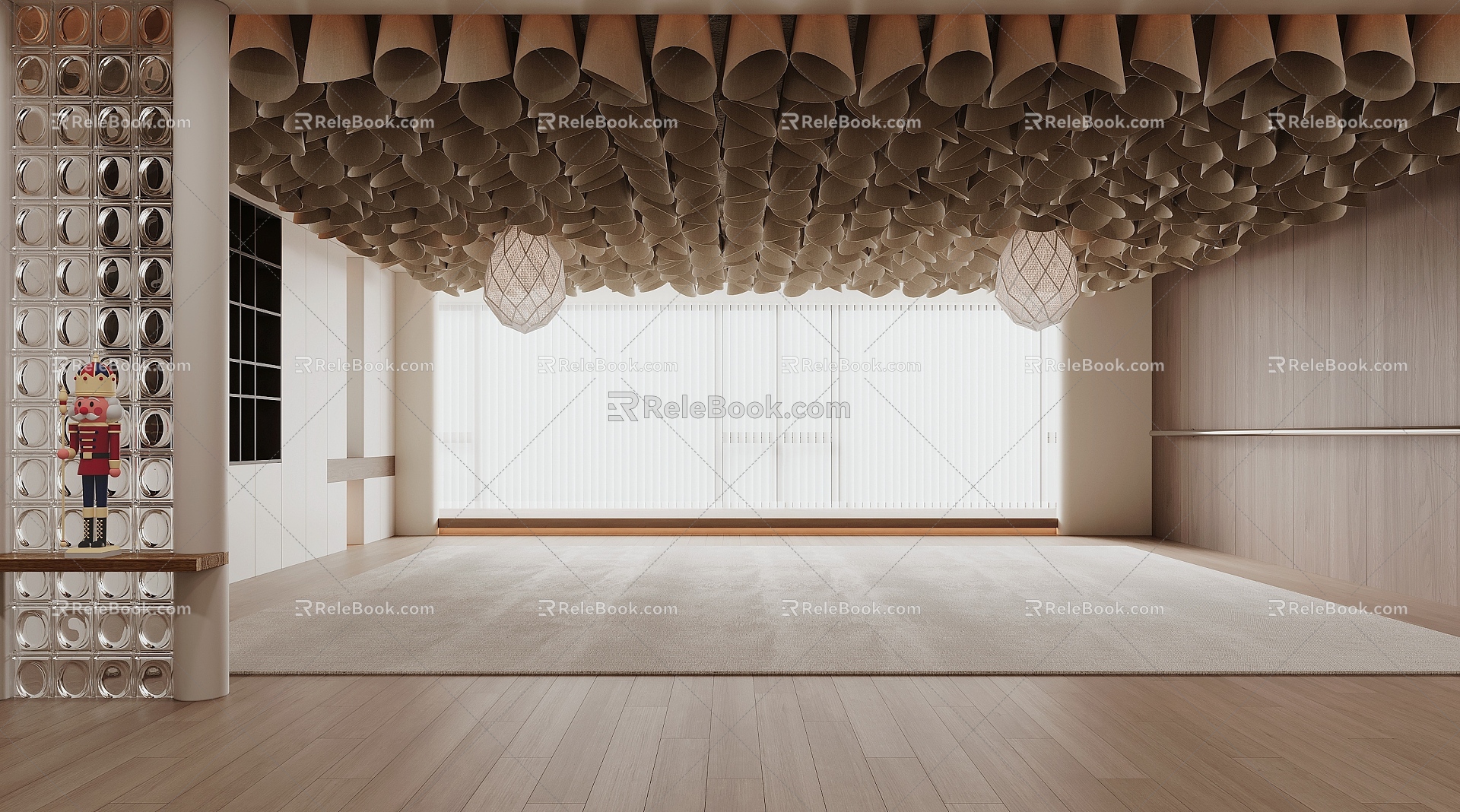 Special-shaped suspended ceiling 3d model