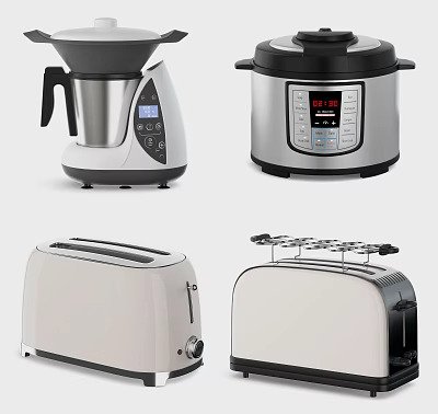 Modern toaster 3d model