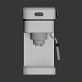 Modern White Kitchen Coffee Machine Appliance For Home Single Cup Use 3d model