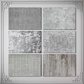Square Area Rugs With Diverse Textured Patterns And Neutral Tones For Home Decor 3d model