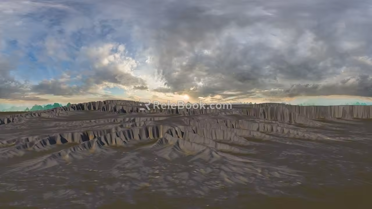 Realistic Mountain Realistic Cliff Scanning Mountain Realistic Cliff Mountain Dashan Mountain 3d model