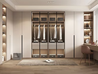 Modern Cloakroom Dresser 3d model