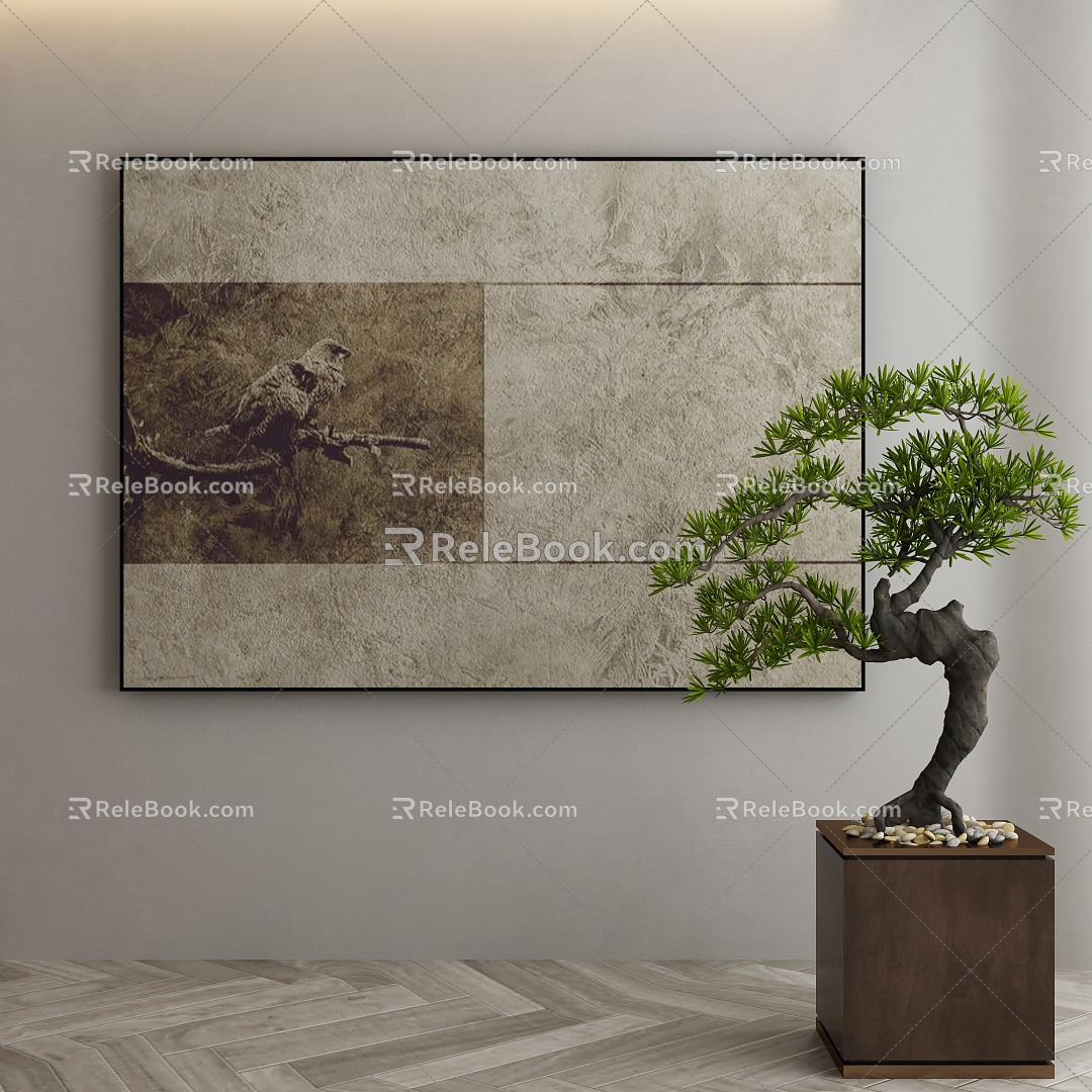 Quiet decorative painting 3d model