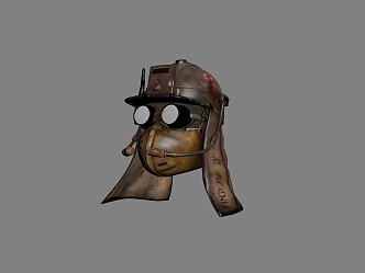 Wasteland Helmet 3d model