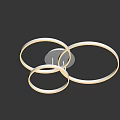 Modern Annular Circular LED Ceiling Light Fixture Design With Bright Illumination