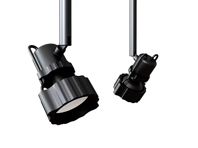 Black Downlights and Spotlights Modern Home Ceiling Lighting Fixtures Design 3d model
