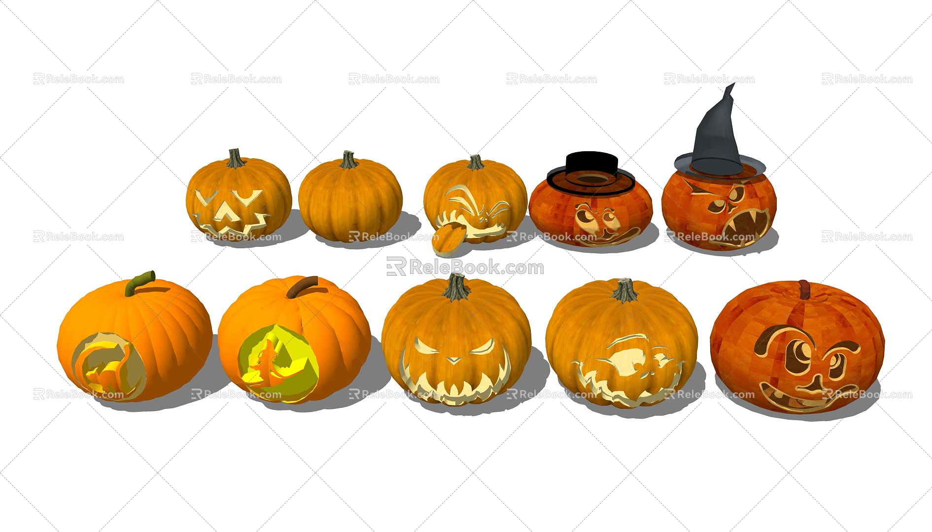 Modern Pumpkin 3d model