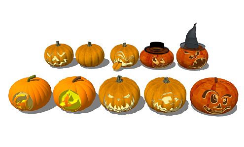 Modern Pumpkin 3d model