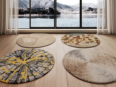 Modern Round Carpet model