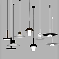 Stylish Modern Pendant Lights With Various Metallic Finishes And Diverse Hanging Designs