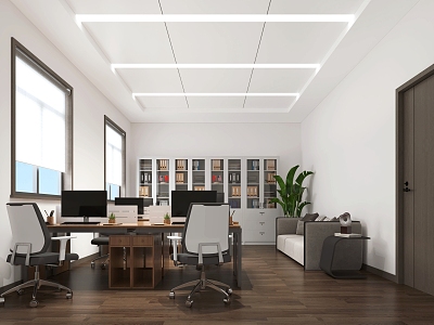 Enterprise Company Staff Office 3d model