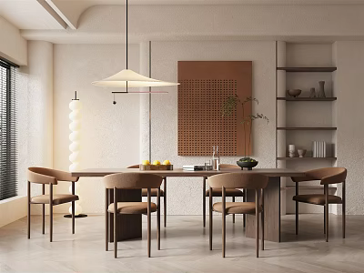 Quiet Restaurant Home Restaurant 3d model