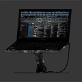 High Performance Gaming Laptop With RGB Backlit Keyboard Cooling Stand And Interface