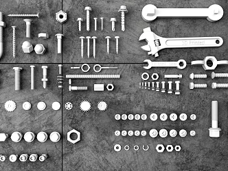 Modern Tools Hardware Accessories 3d model
